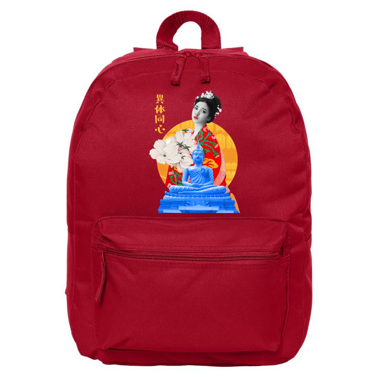Japanese Buddha Female 16 in Basic Backpack