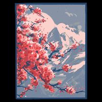 Japanese Cherry Blossom Mountain T-Shirt