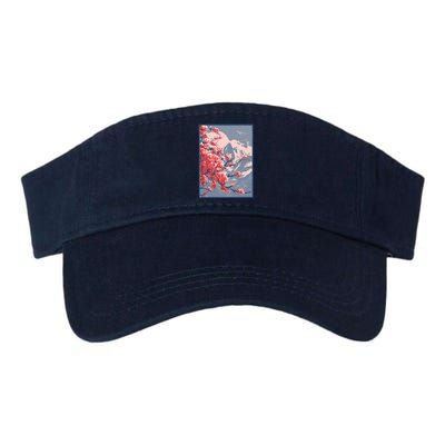 Japanese Cherry Blossom Mountain Valucap Bio-Washed Visor