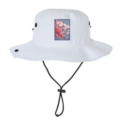 Japanese Cherry Blossom Mountain Legacy Cool Fit Booney Bucket Hat