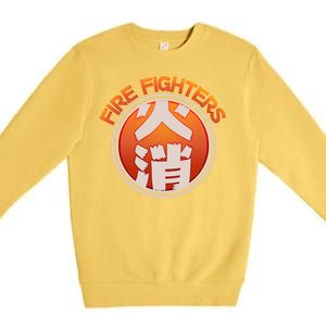 Japanese Fire Fighters - Fire Out Premium Crewneck Sweatshirt