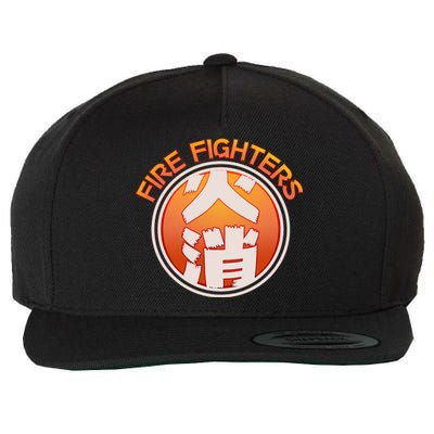 Japanese Fire Fighters - Fire Out Wool Snapback Cap