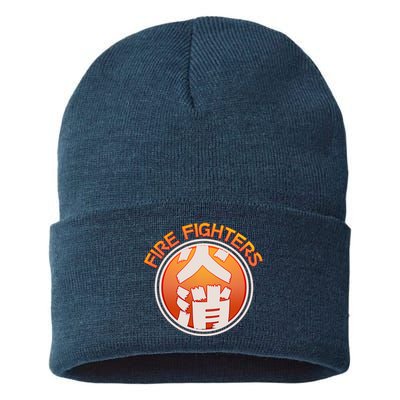 Japanese Fire Fighters - Fire Out Sustainable Knit Beanie