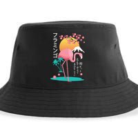 Japanese Flamingo Sustainable Bucket Hat