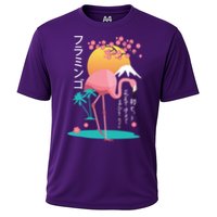Japanese Flamingo Cooling Performance Crew T-Shirt