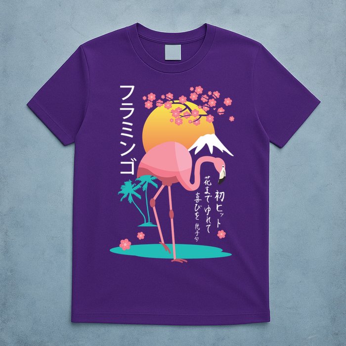 Japanese Flamingo T-Shirt