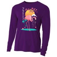 Japanese Flamingo Cooling Performance Long Sleeve Crew