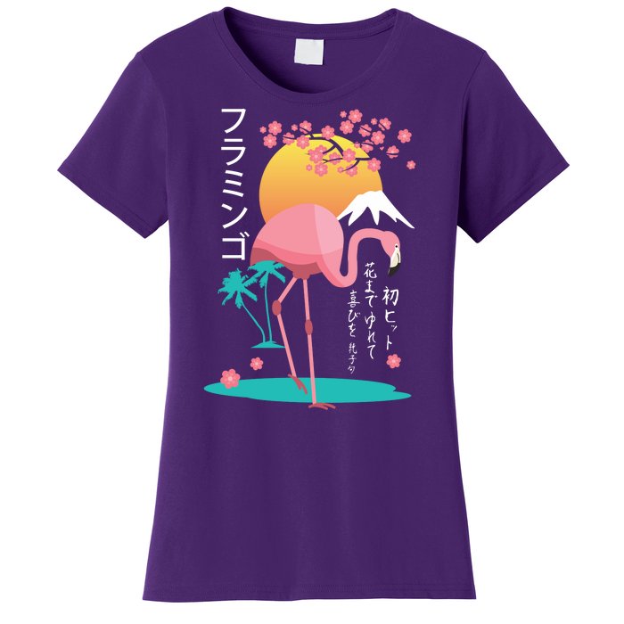 Japanese Flamingo Women's T-Shirt