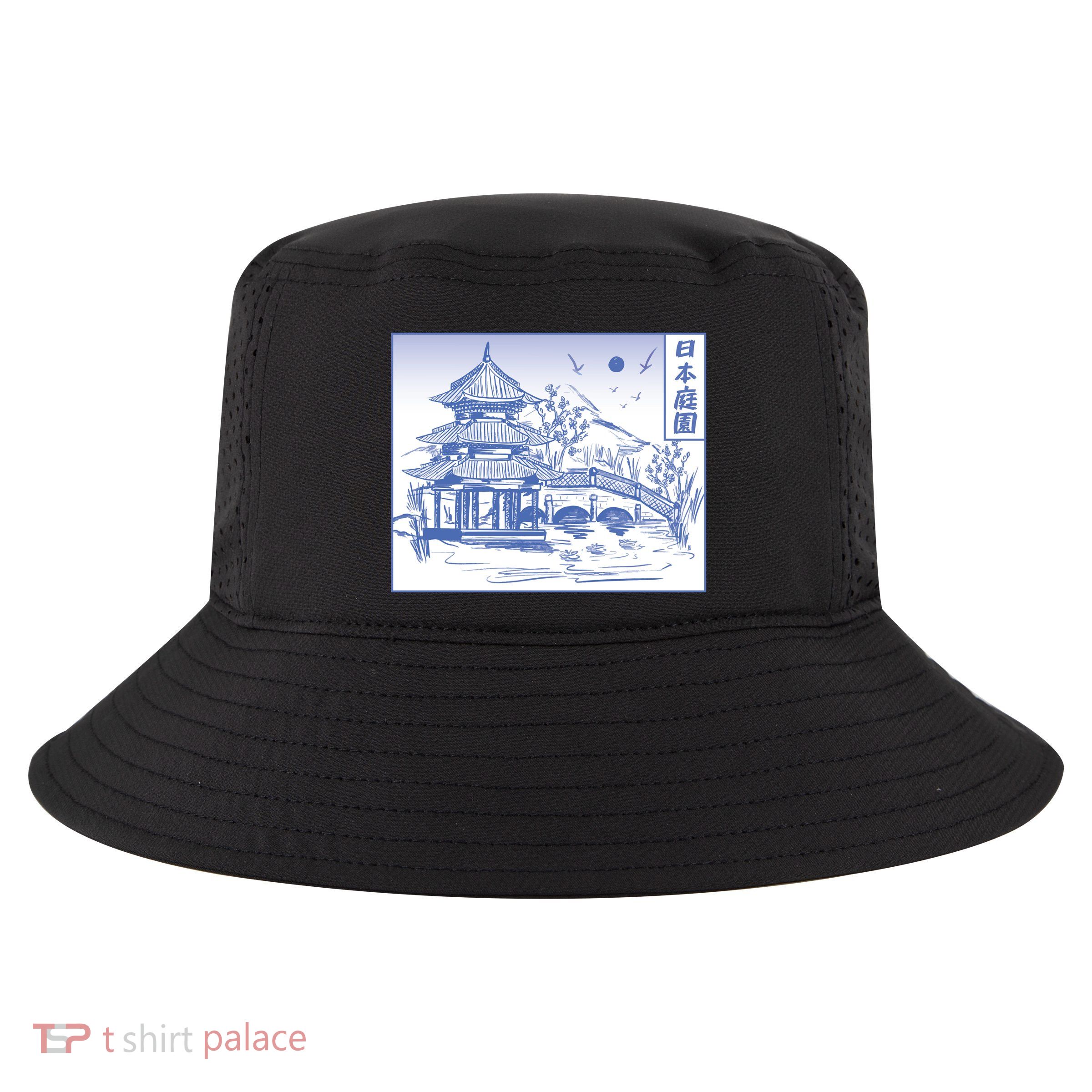 Japanese Garden Art Cool Comfort Performance Bucket Hat