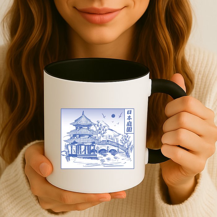 Japanese Garden Art Mug