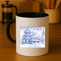 Japanese Garden Art Mug