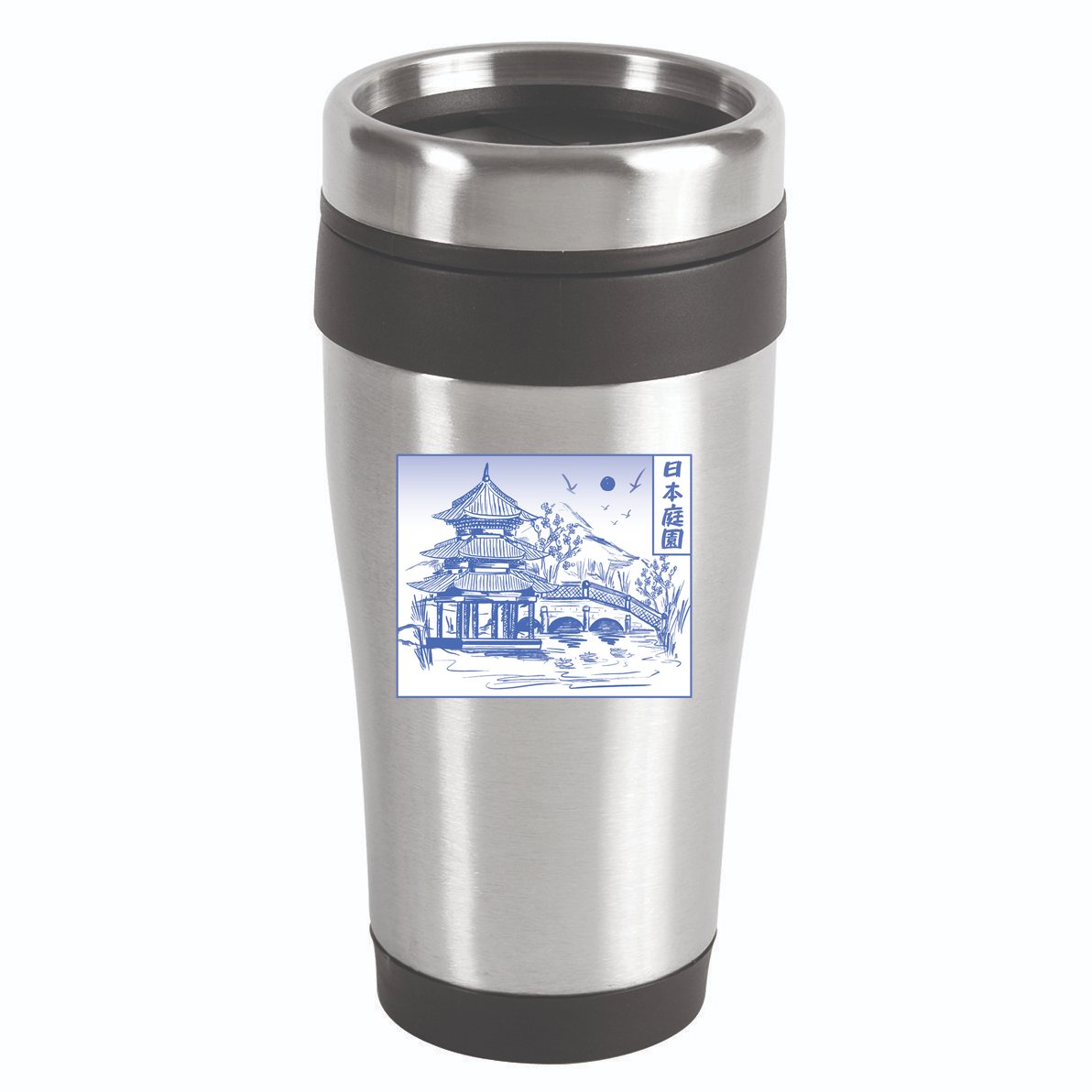 Japanese Garden Art 16oz Travel Tumbler