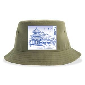 Japanese Garden Art Sustainable Bucket Hat