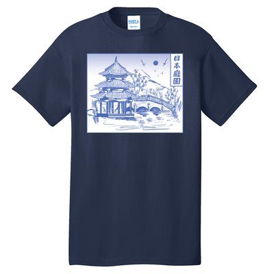 Japanese Garden Art Tall T-Shirt