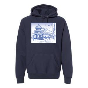 Japanese Garden Art Premium Hoodie