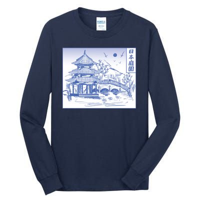 Japanese Garden Art Tall Long Sleeve T-Shirt