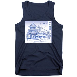 Japanese Garden Art Tank Top