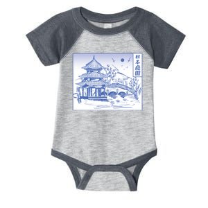 Japanese Garden Art Infant Baby Jersey Bodysuit