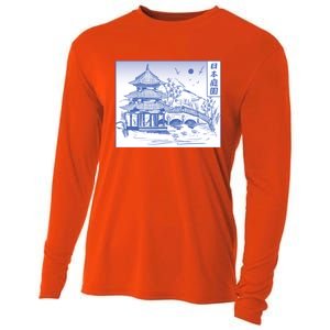 Japanese Garden Line Cooling Performance Long Sleeve Crew