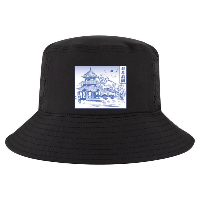 Japanese Garden Line Cool Comfort Performance Bucket Hat