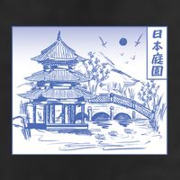 Japanese Garden Line Cool Comfort Performance Bucket Hat