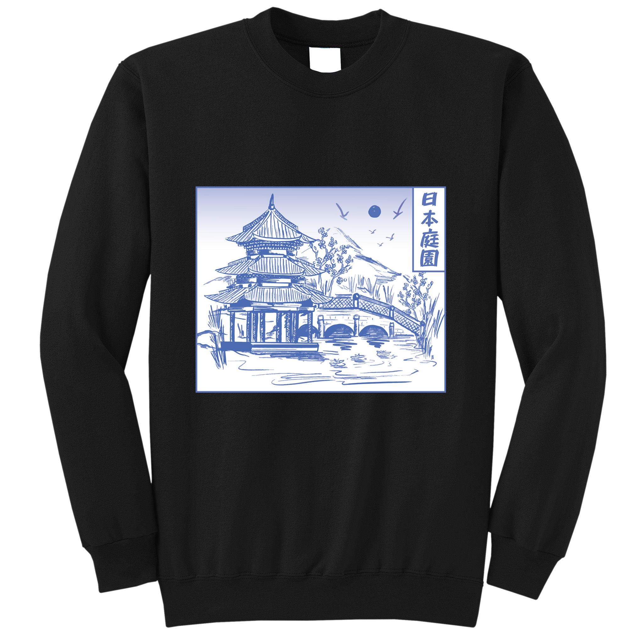 Japanese Garden Line Sweatshirt