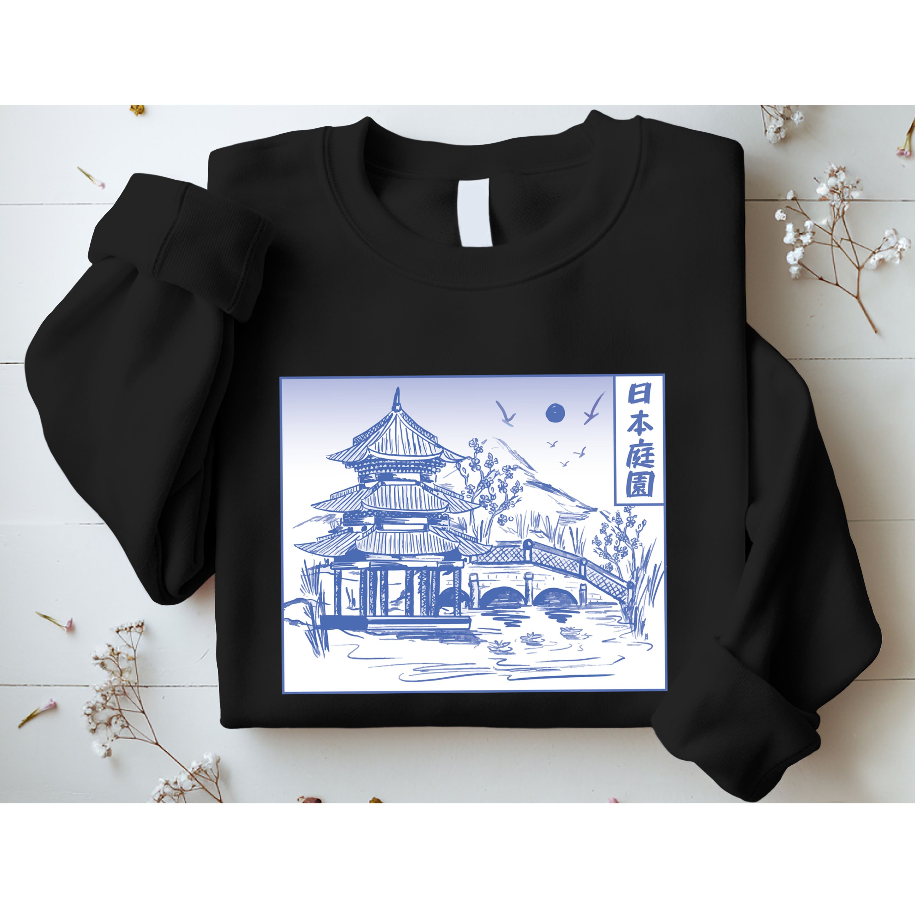 Japanese Garden Line Sweatshirt