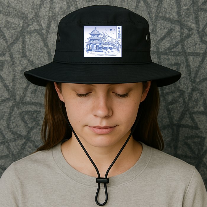 Japanese Garden Line Bucket Hat