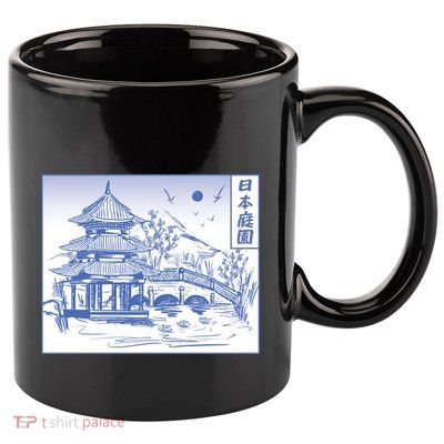 Japanese Garden Line 11oz C Handle Ceramic Mug