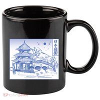 Japanese Garden Line 11oz C Handle Ceramic Mug