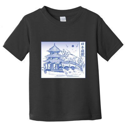 Japanese Garden Line Toddler T-Shirt