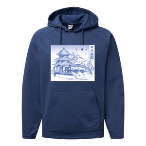 Japanese Garden Line Performance Fleece Hoodie