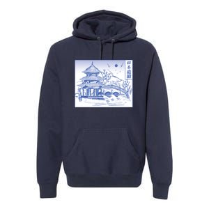 Japanese Garden Line Premium Hoodie