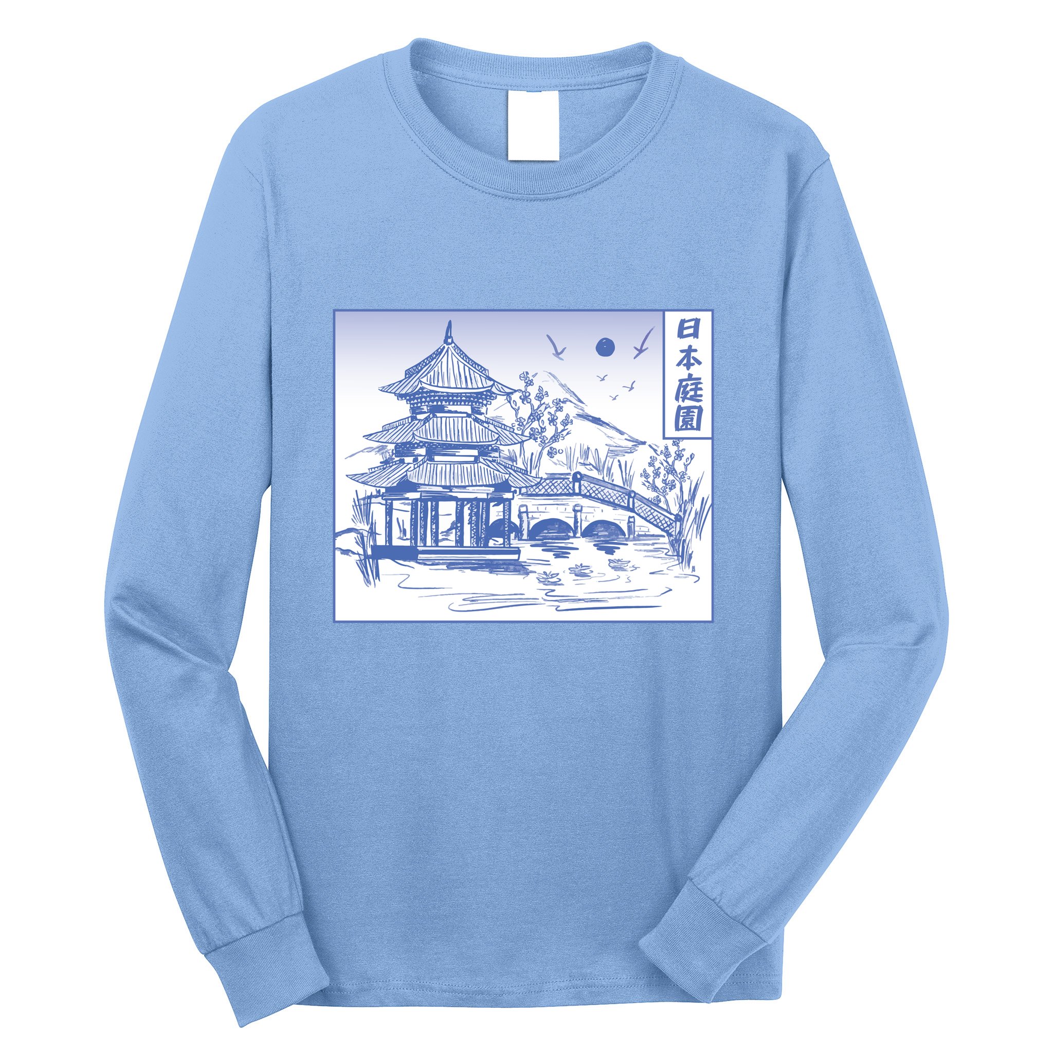 Japanese Garden Line Long Sleeve Shirt