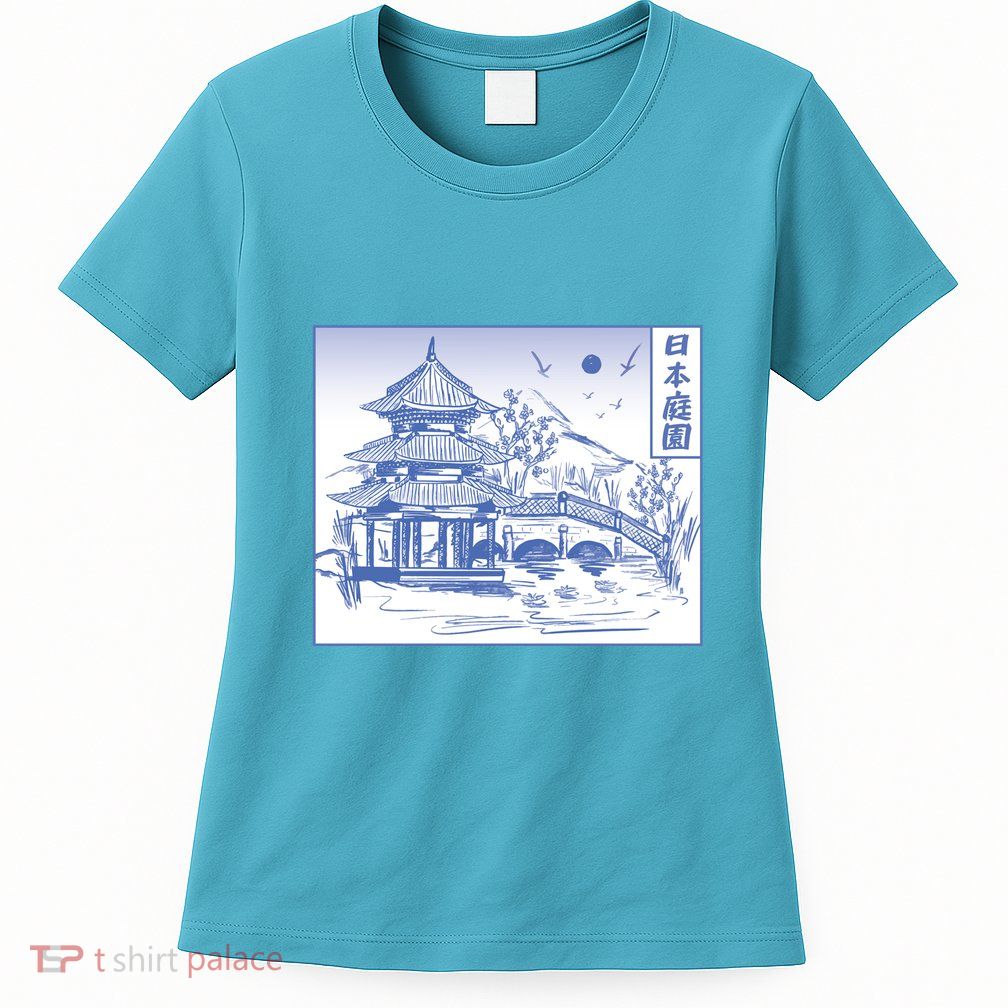 Japanese Garden Line Women's T-Shirt