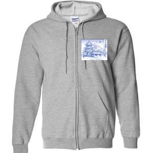 Japanese Garden Line Full Zip Hoodie