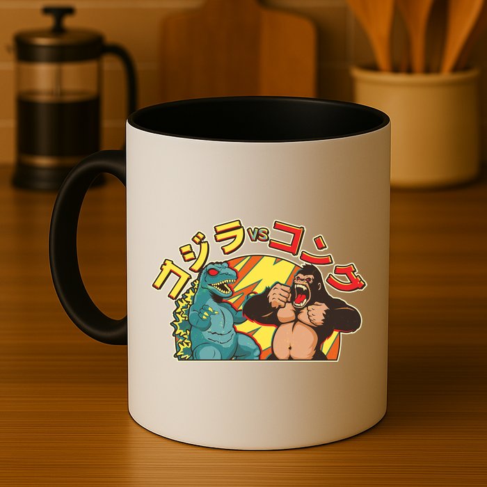 Japanese Zilla Verse Kong Retro Monster Mug