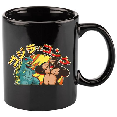 Japanese Zilla Verse Kong Retro Monster 11oz C Handle Ceramic Mug