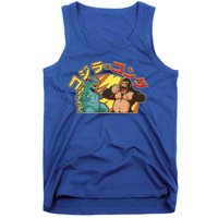 Japanese God-zilla Verse Kong Retro Tank Top