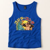 Japanese Zilla Verse Kong Retro Monster Tank Top
