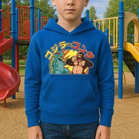 Japanese Zilla Verse Kong Retro Monster Kids Hoodie