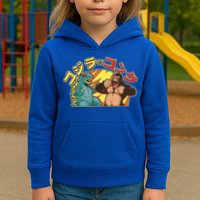 Japanese Zilla Verse Kong Retro Monster Kids Hoodie