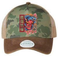 Japanese Harajuku Yokai Oni Monster Legacy Tie Dye Trucker Hat