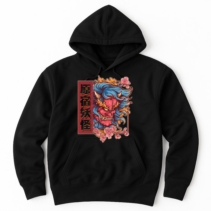 Japanese Harajuku Yokai Oni Monster Hoodie