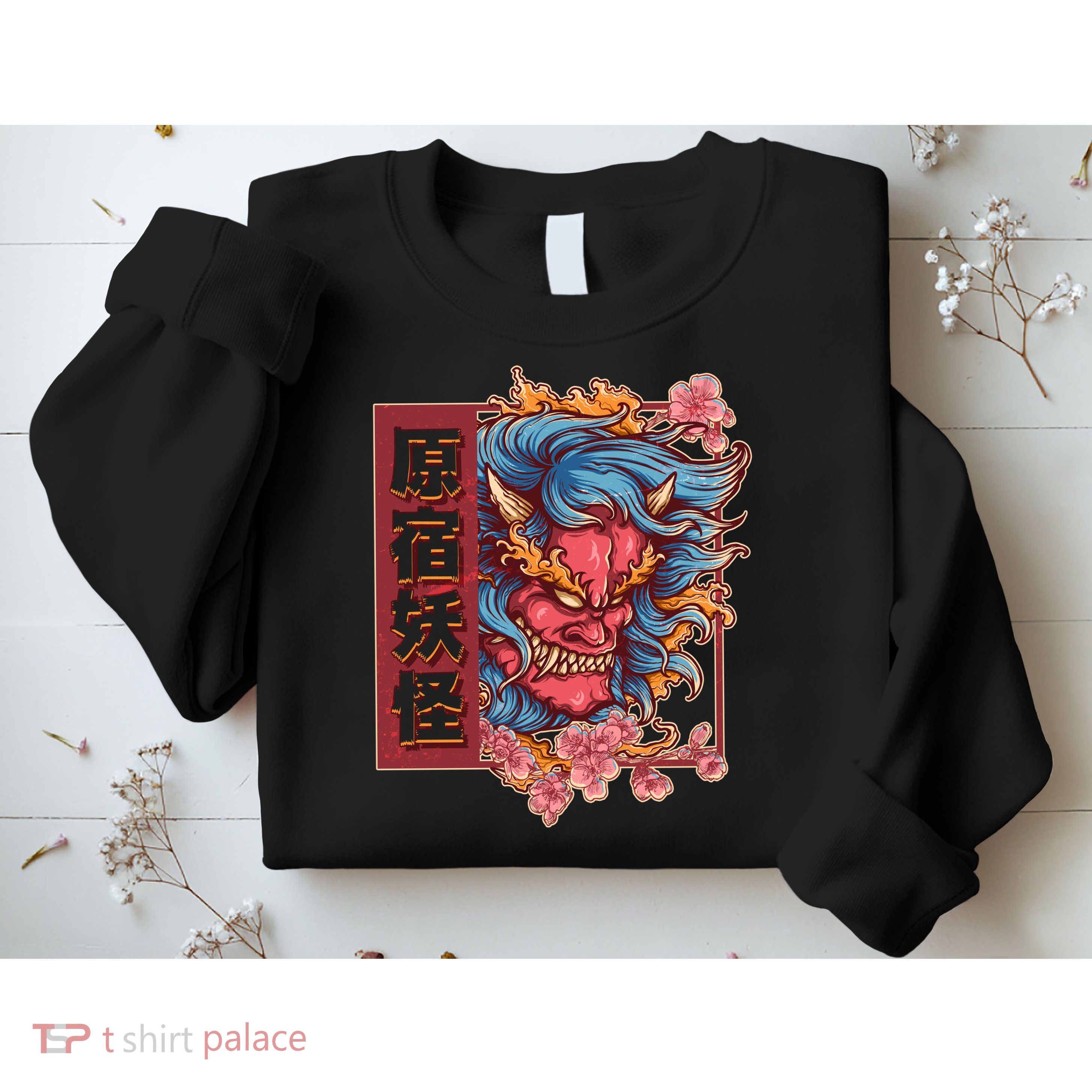 Japanese Harajuku Yokai Oni Monster Sweatshirt