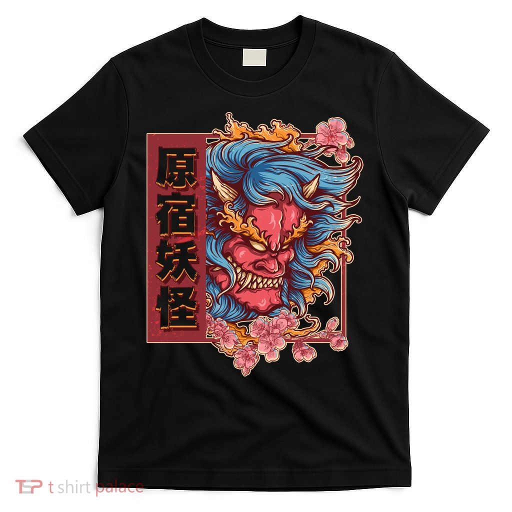 Japanese Harajuku Yokai Oni Monster T-Shirt