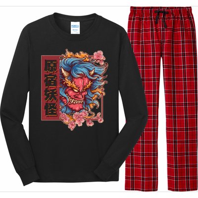 Japanese Harajuku Yokai Oni Monster Long Sleeve Pajama Set