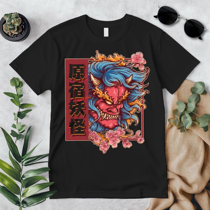 Japanese Harajuku Yokai Oni Monster Premium T-Shirt