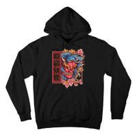 Japanese Harajuku Yokai Oni Monster Tall Hoodie