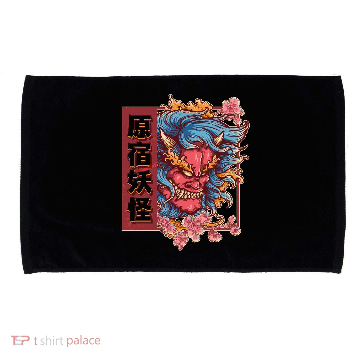 Japanese Harajuku Yokai Oni Monster Microfiber Hand Towel